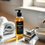 shaving oil, shaving with shaving oil,